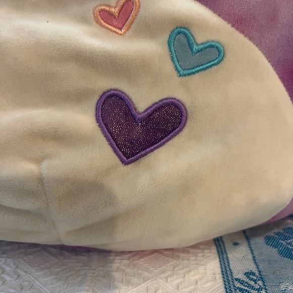 Squishmallows Lola the Unicorn Tie Dye Valentine Plush by Kelly Toys - Picture 10 of 10